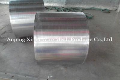 China OEM V Wire Rotary Drum Screen Pipe 200 Micron Slot 620 X 600mm With Flang for sale