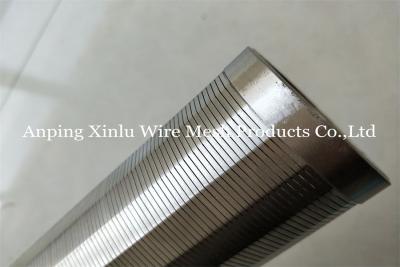 Chine Écran cylindrique de Johnson Type Wedge Wire Stainless d'élément en acier de tamis filtrant à vendre