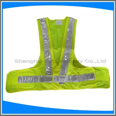 China Hi visibility reflective safety vest ,100% ployester for sale