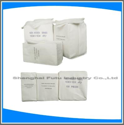 China Medical use hospital consumables 4 ply non woven swab for sale