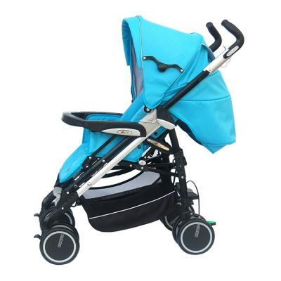 China Polyester factory direct cheap luxury foldable kids push chair newborn baby pram stroller for sale