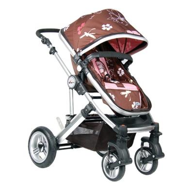 China Polyester Factory Supply Foldable Children Push Chair Baby Luxury Pram Dismountable Baby Stroller for sale