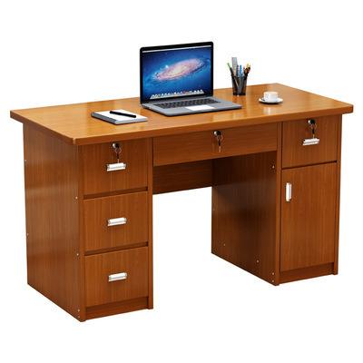 China Wooden Modern cheap wooden home simple wooden staff computer desk office furniture office desk for sale