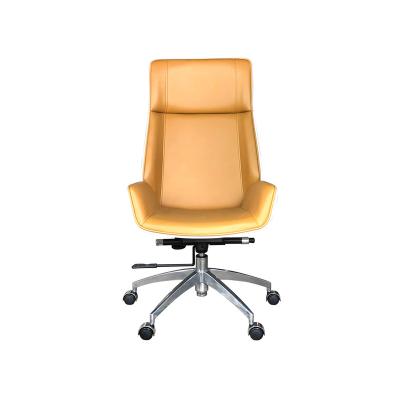 China (Size)Adjustable Modern Gaming Home Swivel Luxury Orange Cheap Wheels Low Price Leather Office Executive Ergonomic Chair for sale