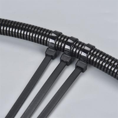 China Factory Supply 4*250 Nylon Direct Custom Logo Nylon Cable Ties Self Locking Cable Tie Tool for sale