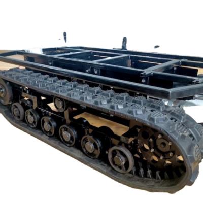 China Building material shops rubber track chassis/rubber track undercarriage machinery/lawn mower with rubber track chassis for sale