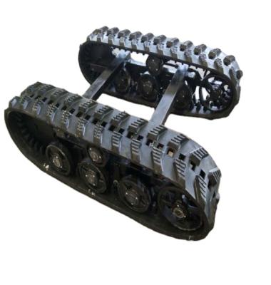 China Construction Material Shops 350 - 450 Kg Small Drilling Rigs Rubber Track Undercarriage Rubber Track Chassis for sale