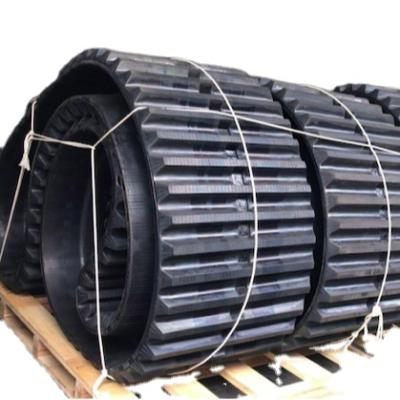 China Excavator / Agriculture Machinery Rubber Crawler Size Width 700mm *pitch 125mm *links No. 78 (700*125*78) For Ld700 Dumper Rubber Track for sale