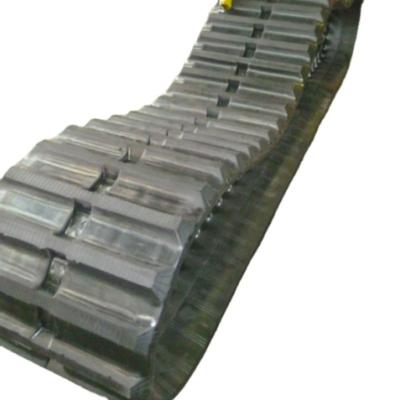 China Excavator Dumper Track or Engineering Rubber Construction Track (600*125*64) Rubber Tracks for sale