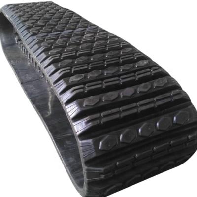 China Crawler Excavator 381*101.6*42 TEREX ASV SR70 Track Replacement CAT 257/257B CAT257D ASV PT50 Rubber Track for sale