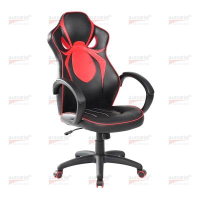 China High Quality 2022 PU Rotation Black Red Leather Fixed Armrests Musso Gaming Chair In Floor Gaming Chair for sale