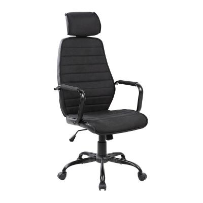 China Free Sample 2020 OEM High Quality Black Adjustable High Back Executive Office Chairs (Height) for sale