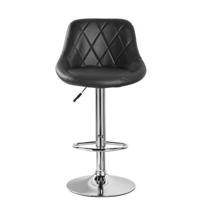 China Quality Modern Hot Selling Black Breathable PU Leather Cheap Modern ST5015 Umpire Chairs For Counter Bar Stools for sale