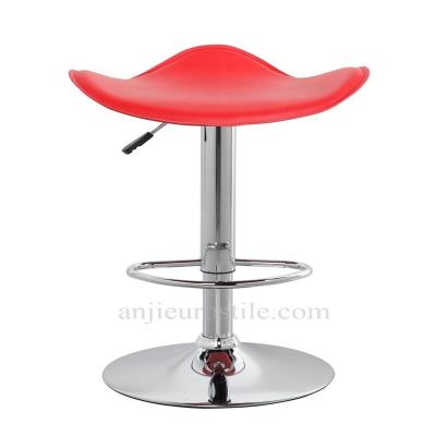 China Modern Height Adjustable Leather Counter Swivel Leather Barstool Adjustable Barstool Chairs for sale