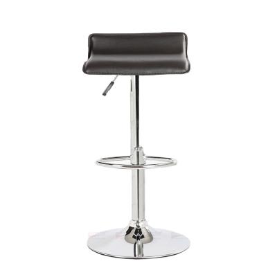 China New Modern Simple Design Waist Rotating Adjustable Metal Barstool for sale