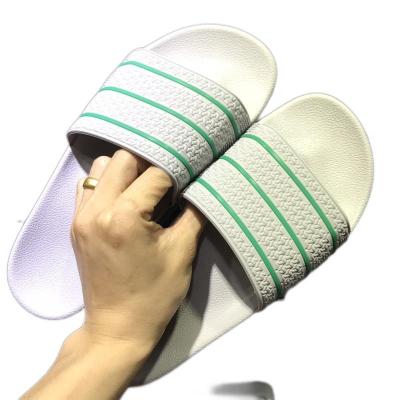 China Yeezy original slide slippers white green casual men and women cushioning with 2021 new anti slip wholesale casual Eva Flat Beach for sale