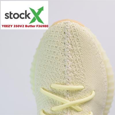 China Hot original 2022 fashion 350 fashion quality v2 style yezzy butter men 1:1 running casual sneakers women for sale