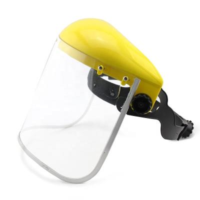 China Adjustable PC Wejump Anti-Splash Headgear With Clear PC PVC Sun Visors For Industrial Construction for sale