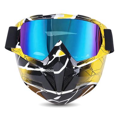 China Hot Selling Glass Motorcycle Ski Goggles Racing Protect Eyewear Wejump Snow Sports Full Face Mask Snowboarding Goggles for sale