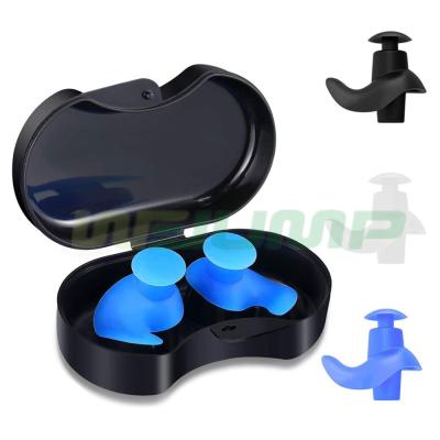 China Custom Earmuff Wejump Sleep Protective Waterproof Swimming Ear Plugs Silicone Noise Canceling Earplugs With Box for sale