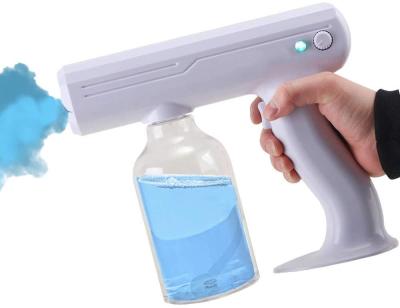 China Handheld Rechargeable Nano Smoke S Disinfection Garden Sprayer Atomizer Fogger Atomizer Steamer Electric Indoor Sprayer Gun Electric for sale