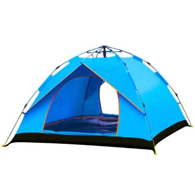 China Extended Type Wejump Waterproof Windproof Easy Setup Double Layer Family Camping Tent for sale