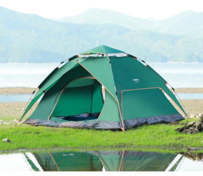 China WEJUMP Manufacturer Wholesale Outdoor Portable Extended Type Automatic Large Family 2-4 People Jump Fishing Large Waterproof Glamping Camping for sale