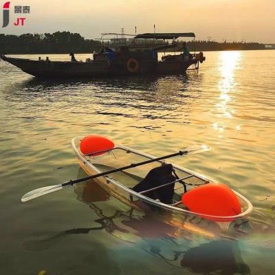 China Kayak rescue person load thick canoe fiberglass single and double fishing boat water maker customized for sale