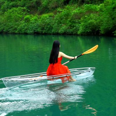 China Fiberglass the new single ocean boat travel boat rolling plastic kayak kayak sea plastic skin for sale