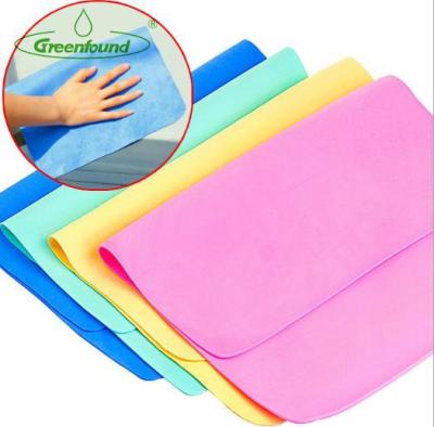 China PVA Viable Quick Drying Super Absorbent Cloth Automatic Cleaning Towel Chamois Cloth 66x43cm for sale