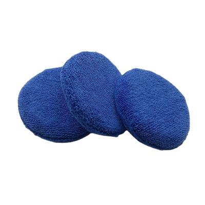 China Greenfound Viable Hot Sale Car Wash Microfiber Wax Applicator Auto Polishing Sponges Pads Polish Applicator Pads For Car for sale