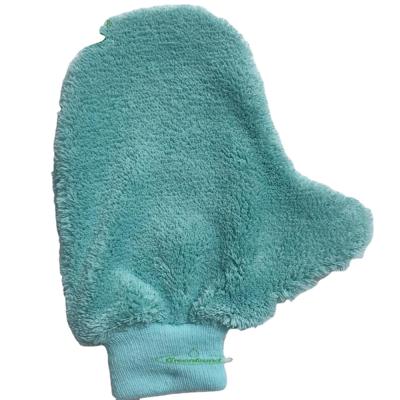 China Super Absorbent Microfiber Terry Weave Mitt With Thumb Dusting Glove for sale