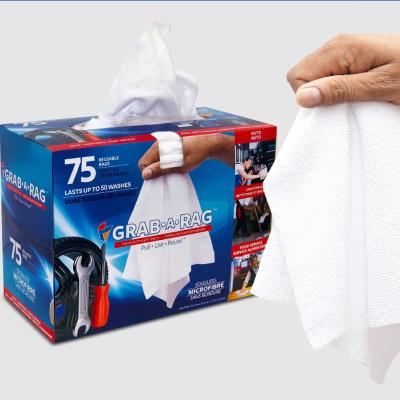 China 2021 Viable New Microfiber Ultrasonic Cleaning Rags 75PK Cutting Cleaning Towel Household Cloth Grab Cloth for sale