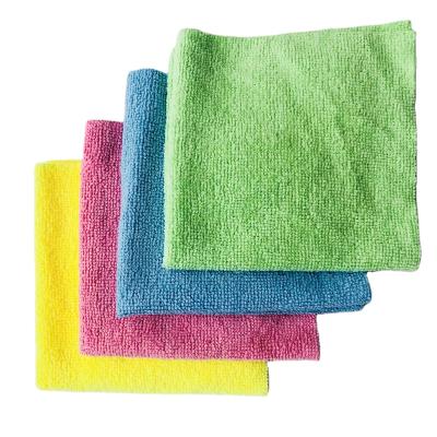 China 2021 New Style Viable Ultrasonic Cut Universal Microfiber Household Cleaning Cloth Cleaning Towel for sale