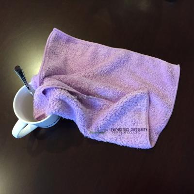 China Sustainable Microfiber Fleece Cleaning Cloth for sale