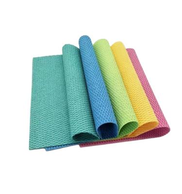 China 2021 New Style Viable Ultrasonic Microfiber Kitchen Cloth Kitchen Cleaning Towel Dish Wash Cloth for sale