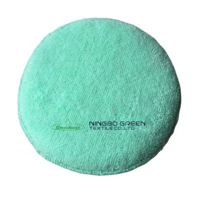 China Car Waxing and Polishing Microfiber Car Cleaning Sponge Applicator Pad Cleaning Pad Auto Washing Sponge for sale