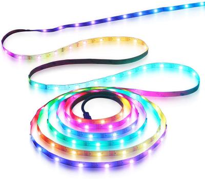 China 300LEDs Wireless Wifi Amazon Alexa Compatible 5050 LED Residential Strip Light Color Changing Smart LED Strip for sale