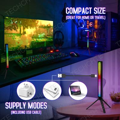 China Computer Soundcontrol Rhythm Lights Atmosphere Lamp 5v Desktop USB Charging Music Wireless Rhythm Light DJ App Sound Control JLX-D10-RGB1 for sale