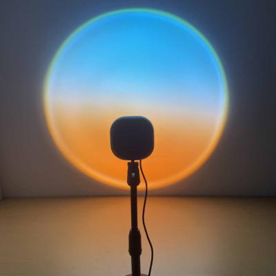 China Modern Sunset Retractable Halo Light Dawn Color Ocean Horizon Atmosphere Photo Live Sunset Light for sale