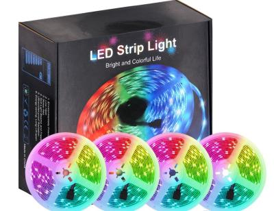 China Residential 20 mtrs 65ft 20 Meter Silicone 5050 Waterpro RGB LED Flexible Strip Lights For Bedroom for sale