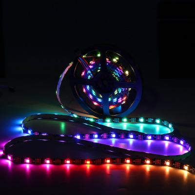 China Dreamcolor Ws2811 Desktop 12v Smart 5m Rgbic 2811 Ws2811b App Led Strip Lights for sale