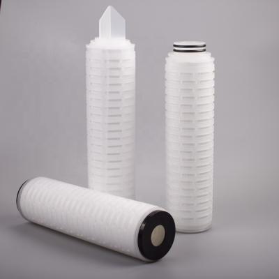 China Factory Certificated PE Membrane Pleated Filter Cartridge For Optical Protective Film for sale