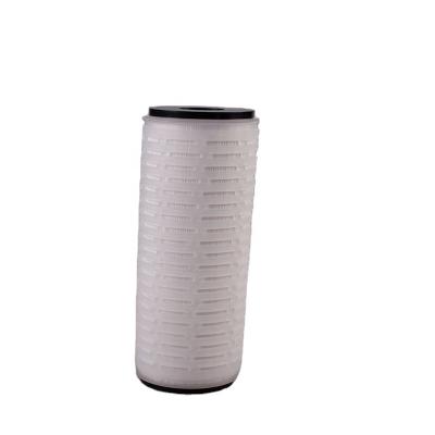 China Air Purifier Suzhou Fiberglass Pleated Filter Cartridge For Cyst Filed Particle Removal In Groundwater Treatment for sale