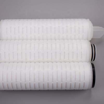 China Factory Absolute 0.1 Micron PTFE Membrane Filter Cartridge For Pharmaceutical Liquid Filtration for sale