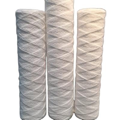 China Factory 10 20 Inch Listed PP String Wound Water Filter Cartridge for sale