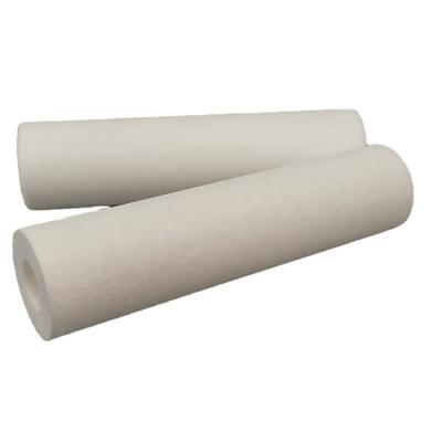 China Hotels cast iron 100 micron blown pp filter cartridge for blusher filtration of various liquids for sale