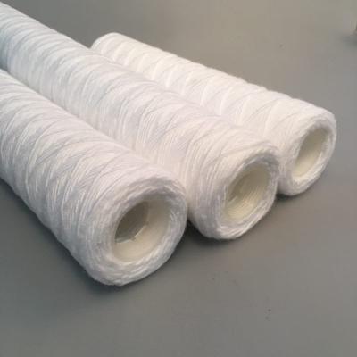 China 40 Inch High Quality Acid Resistant 5 Micron Spun PP Thread String Wound Water Filter Cartridge for sale