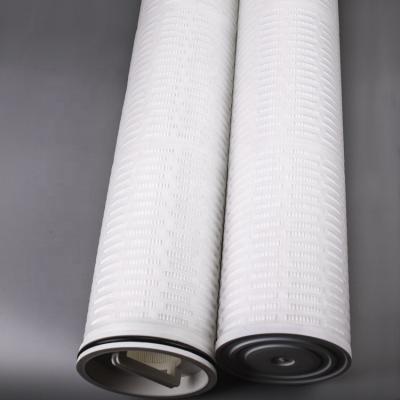 China Factory 1 Micron High Flow Pleated Filter Cartridge For Process Water And Wastewater Treatment for sale