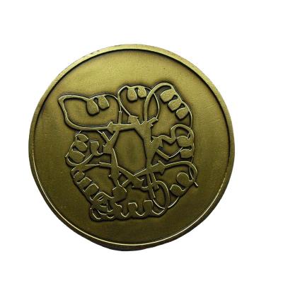 China Custom Wholesale Europe Navy Gold Manufacturer 3D Army Leader Challenge Military American Antique Heavy Coin for sale